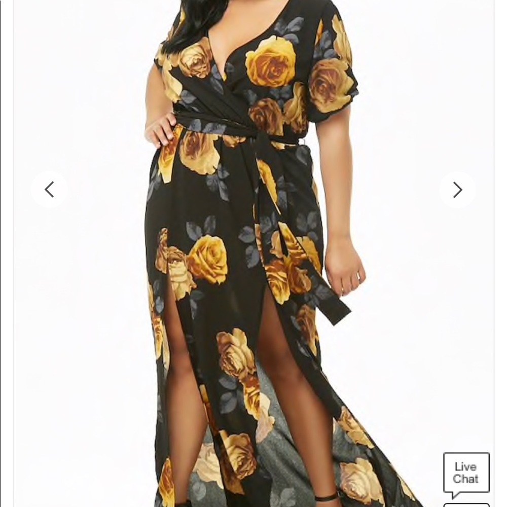 NWOT FOREVER 21 maxi dress